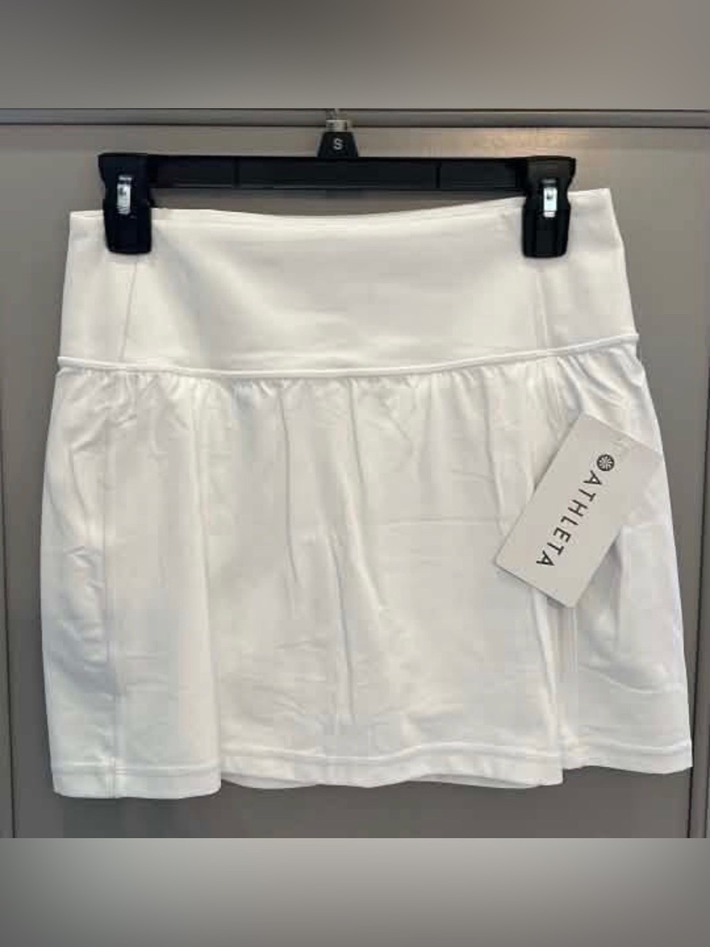 Athleta White Circle Skirt with Built-In Short